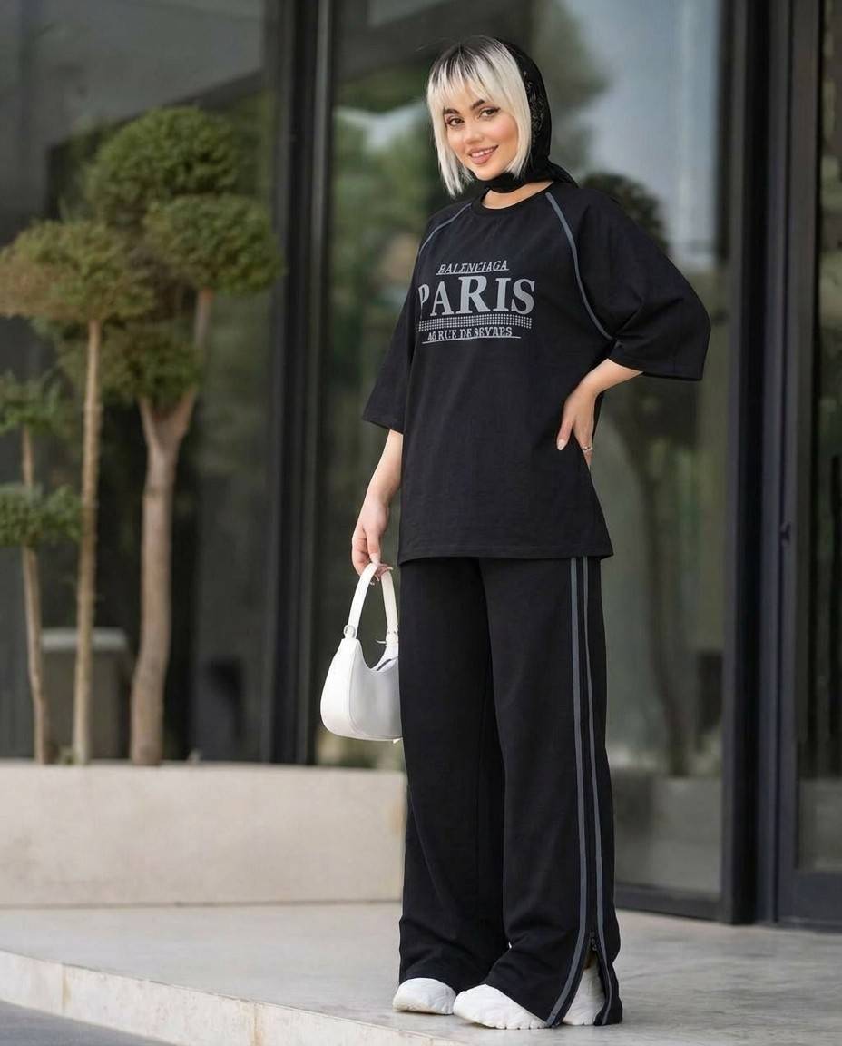 ست تیشرت و شلوار زنانه