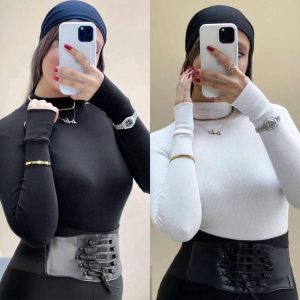 بادی یقه اسکی فینگر دار
